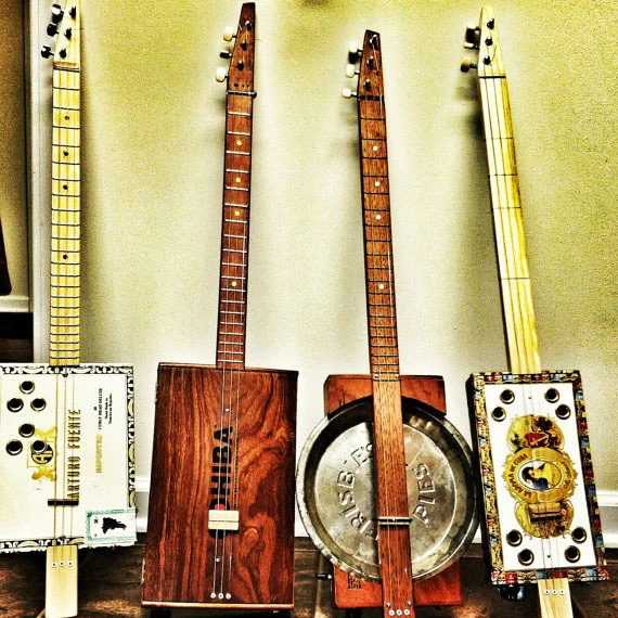 open g blues guitar tuning - cigar box guitars